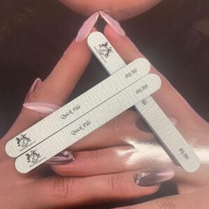 JL LUX Quick File 80/80 (50pcs) straight
